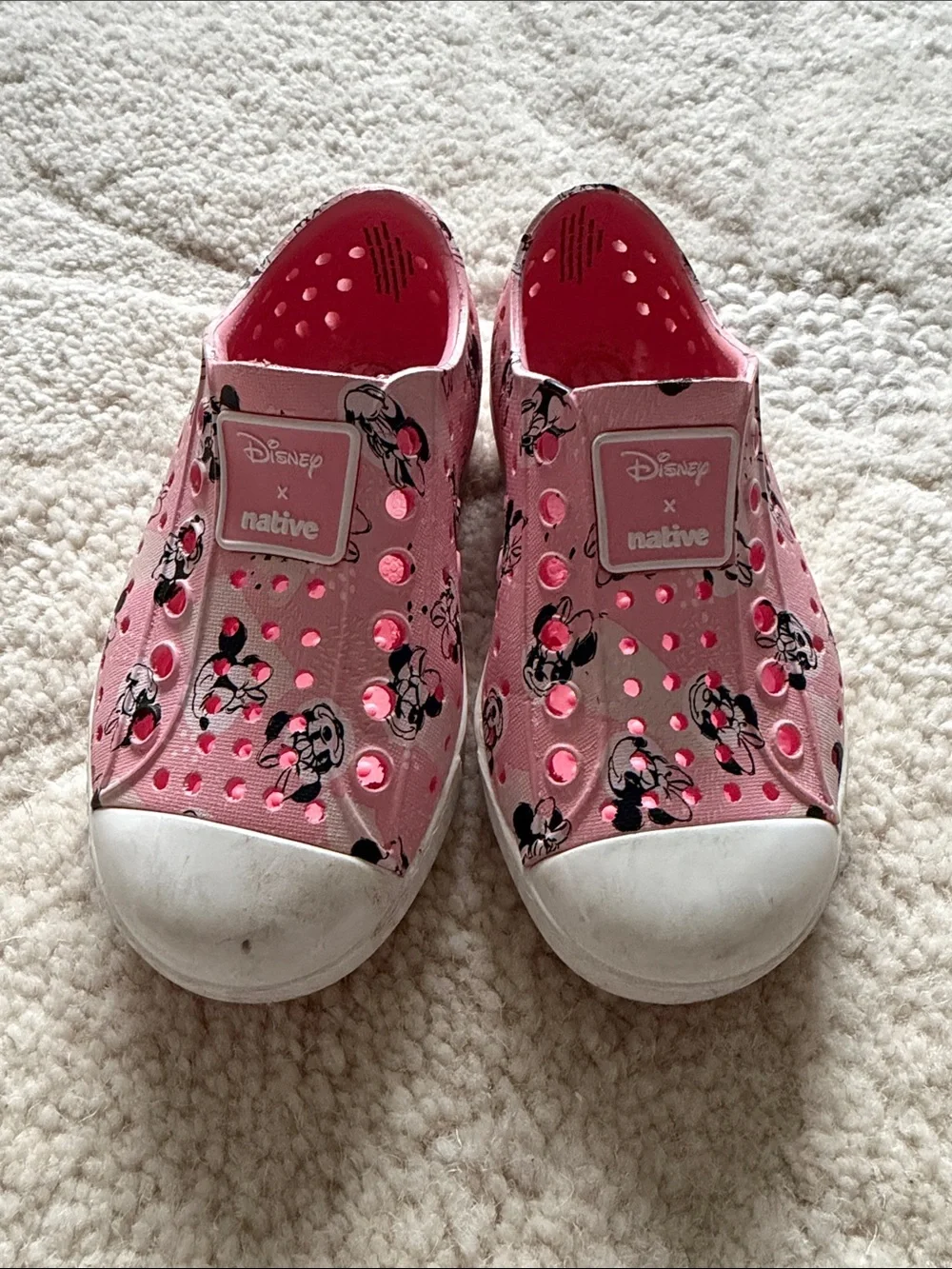 Native c7 Kids' Minnie Pink Slip-On Shoes